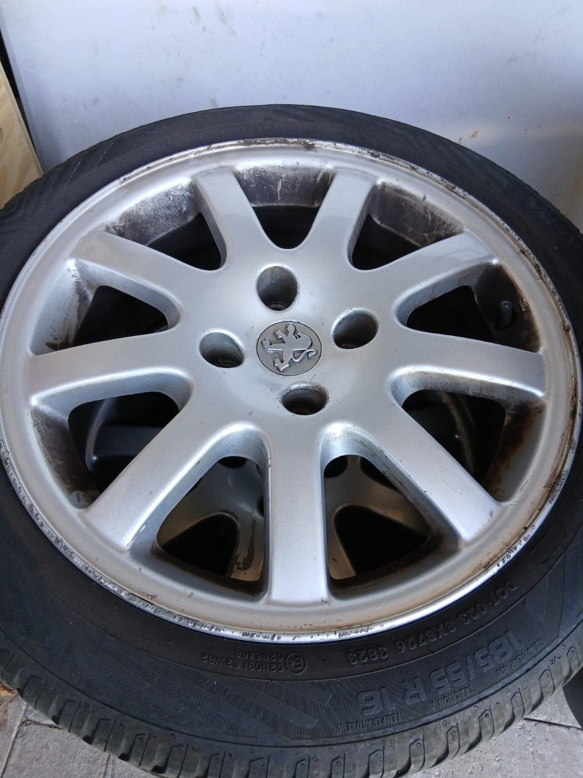 Peugeot Ouragan velgen 16 inch, Auto-onderdelen, Banden en Velgen, Ophalen, Gebruikt, 16 inch, Banden en Velgen