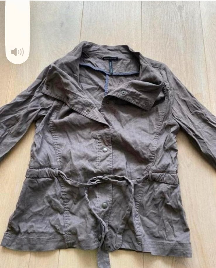 Sarah pacini maat 2 M linnen, Kleding | Dames, Ophalen of Verzenden, Zo goed als nieuw, Maat 38/40 (M), Bruin