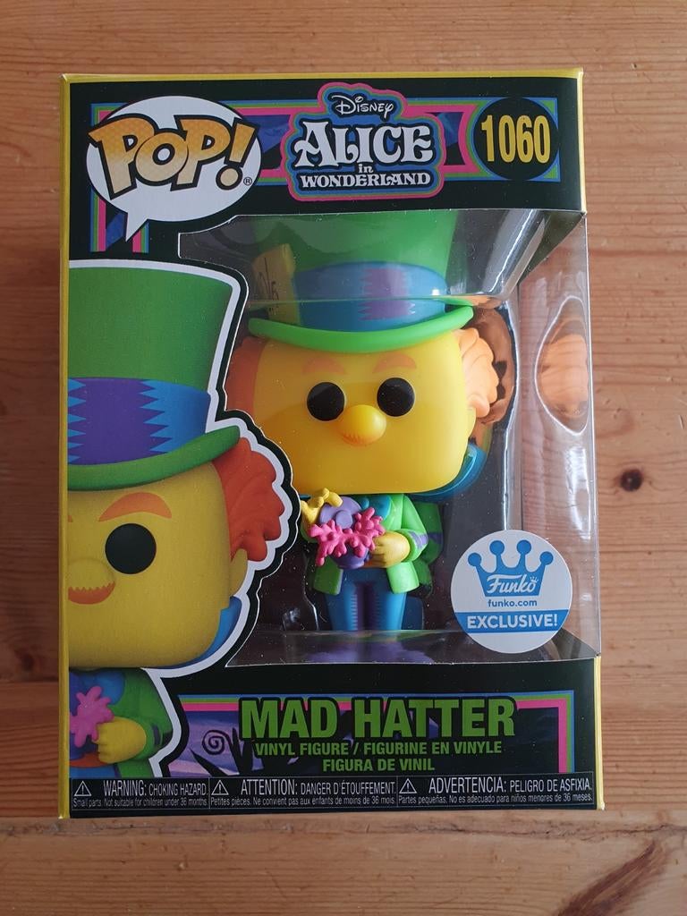 Funko Pop! Alice in Wonderland #1060 Mad Hatter (Blacklight), Verzamelen, Ophalen of Verzenden, Nieuw