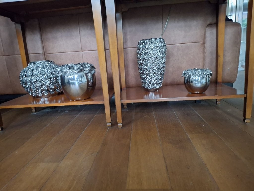 Vazen Rofra, Ophalen, Zo goed als nieuw, Zilver, Overige materialen