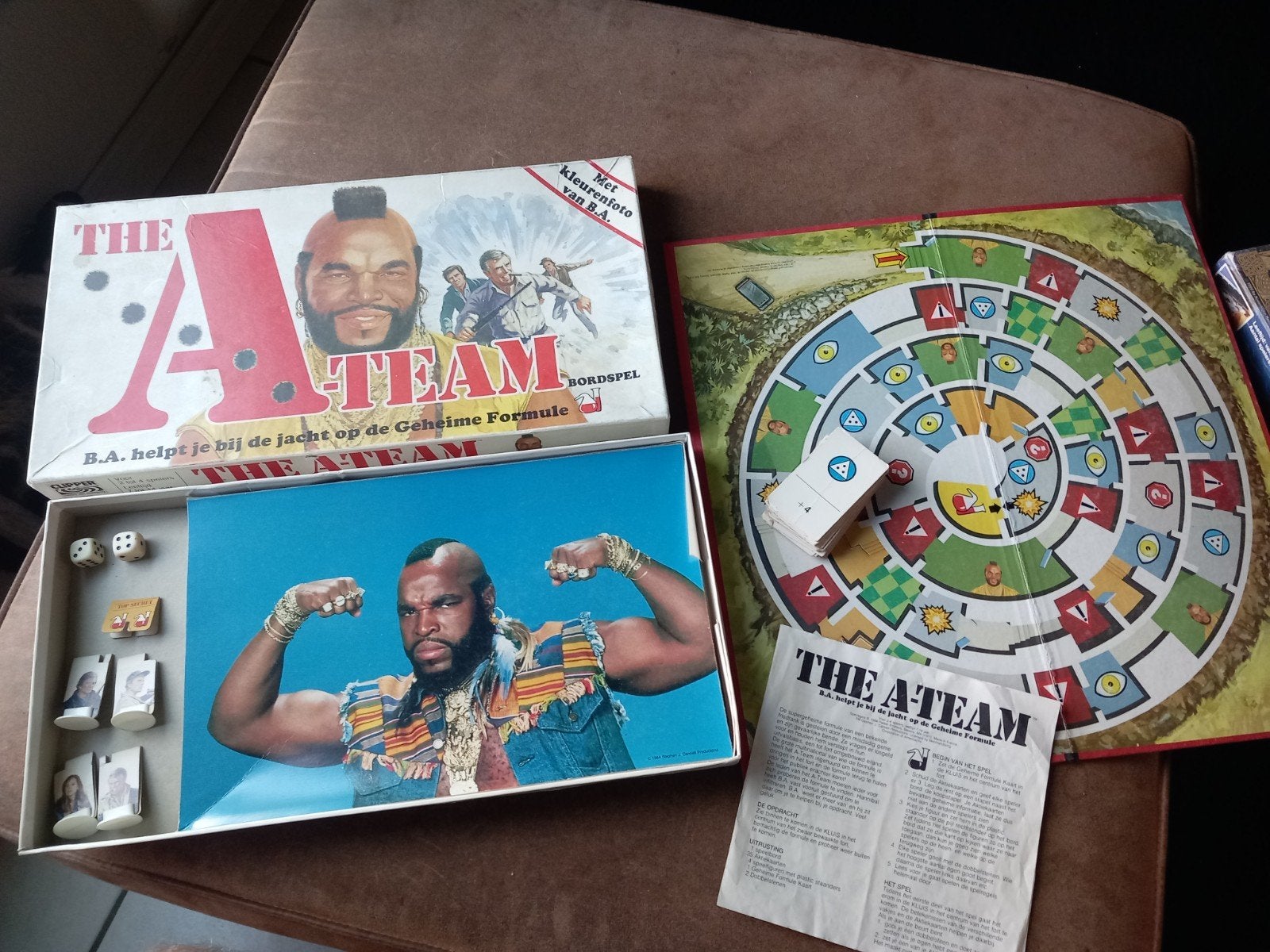 The A-Team Bordspel - Vintage Gezelschapsspel, Onbekend, Ophalen of Verzenden, Drie of vier spelers, Onbekend