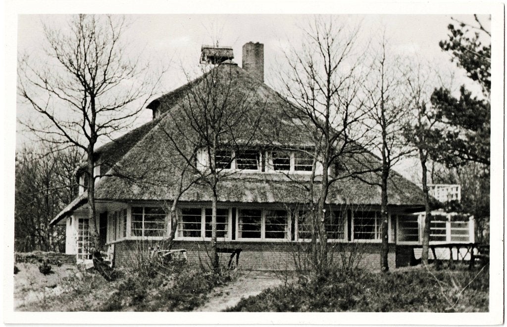 Noordlaren gr, natuurvriendenhuis de hondsrug ongelopen, Verzenden, 1940 tot 1960, Ongelopen, Groningen