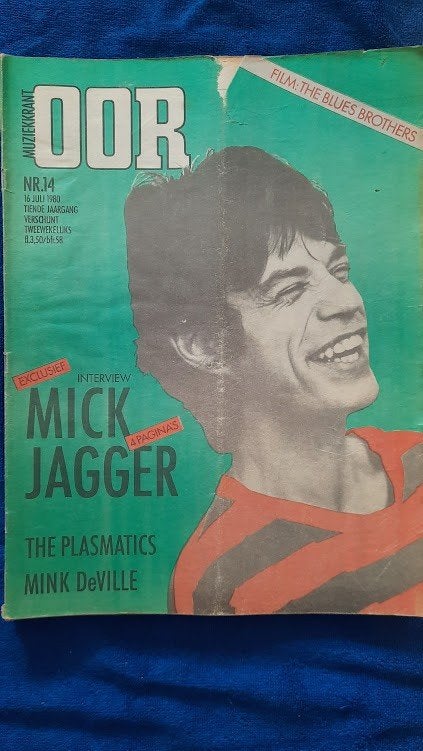OOR 14-1980 Jagger Plasmatics Marley Mink Deville Fialka, Ophalen of Verzenden, Zo goed als nieuw, Muziek, Film of Tv