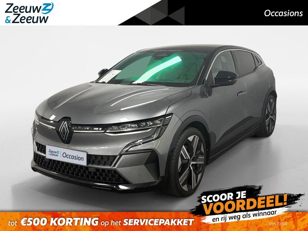 Renault Megane E-Tech comfort range iconic 60 kWh AIRCO APPL, Auto's, Renault, Bedrijf, Te koop, Mégane, 360° camera, ABS, Achteruitrijcamera