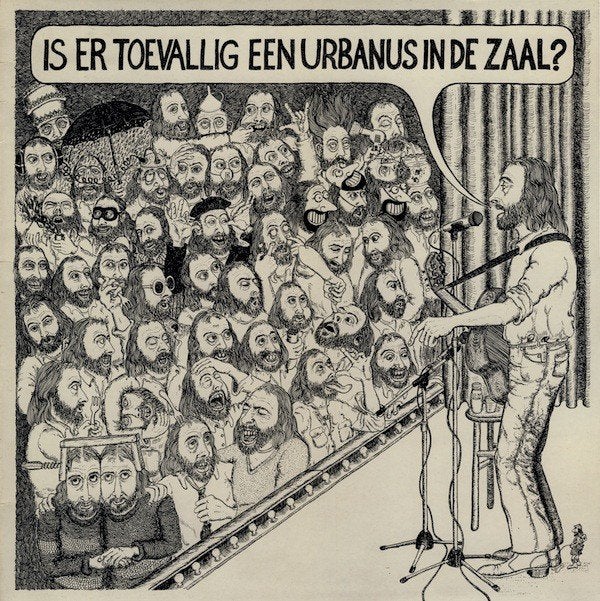 LP Urbanus - Is er toevallig een Urbanus in de zaal, Beschermende buitenhoes, LP, Overige genres, Ophalen of Verzenden