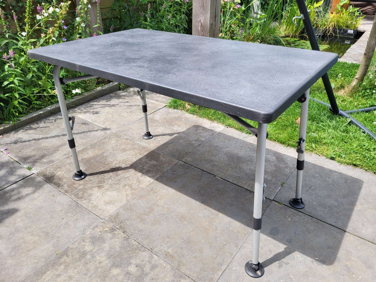 Westfield Campingtafel 115x70 met verstelbare poten, Ophalen, Gebruikt, Campingtafel