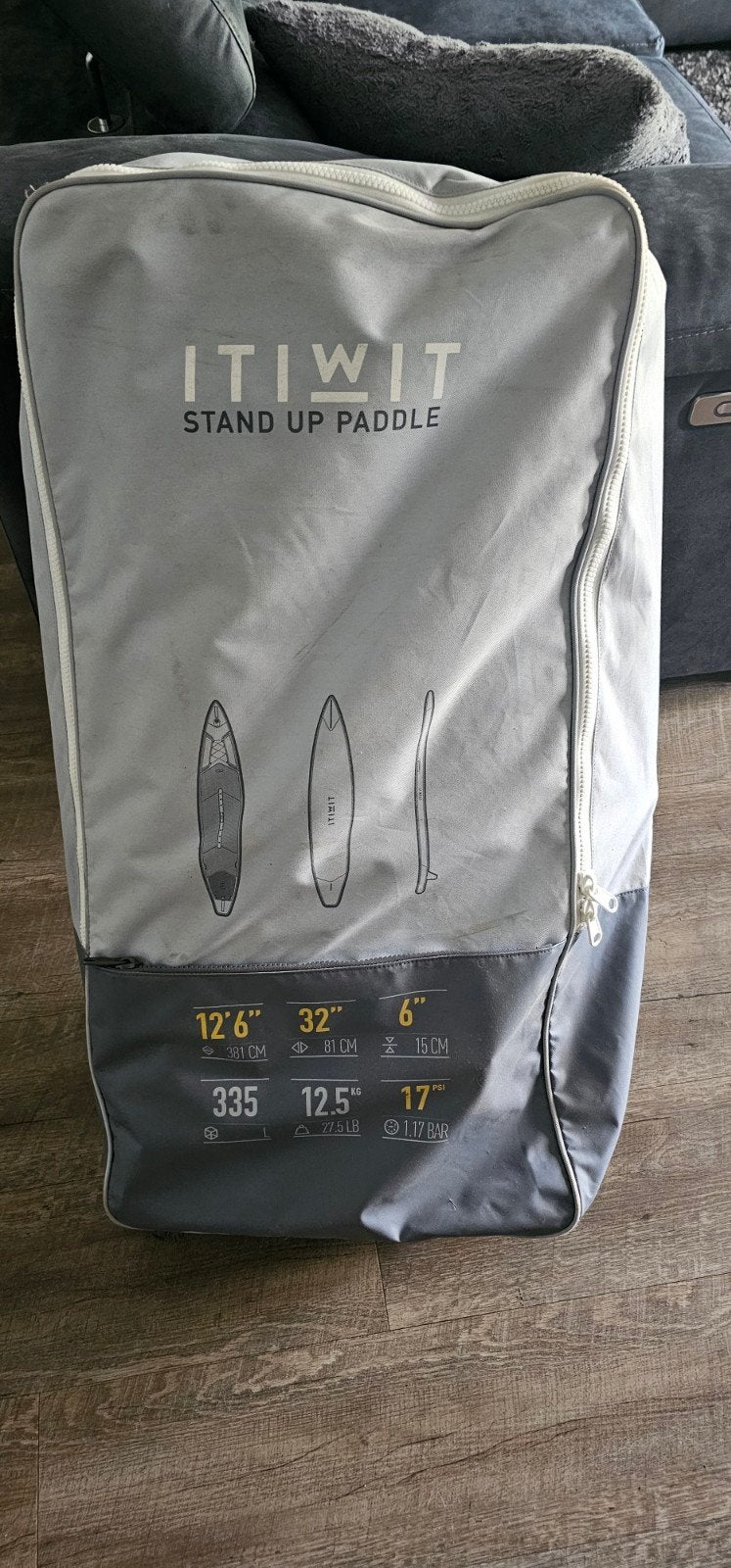 ITIWIT SUP Board, Peddel en Pomp - Complete Set, Ophalen, Zo goed als nieuw, SUP-boards