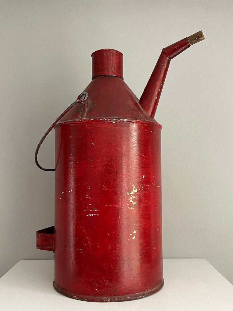 Antieke petroleumkan, Ophalen of Verzenden, Gebruikt