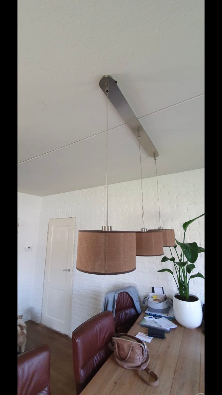 Hanglamp, 3 delig 1.10 meter lengte, Ophalen, Zo goed als nieuw
