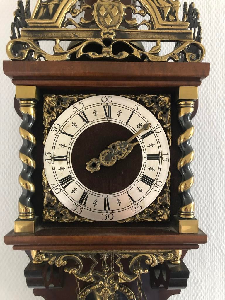Antieke Zaanse Wandklok - Klassiek & Mechanisch, Antiek en Kunst, Antiek | Klokken, Ophalen