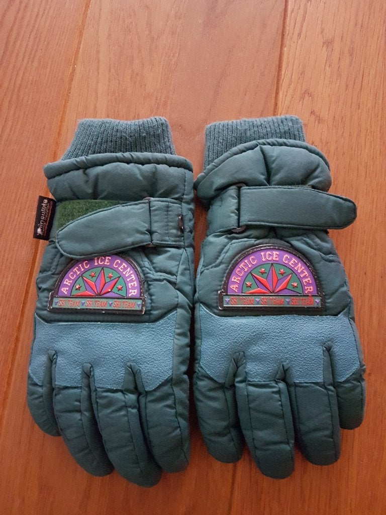 Groene Thinsulate handschoenen, maat S, Thinsulate, Ophalen of Verzenden, Zo goed als nieuw, Handschoenen