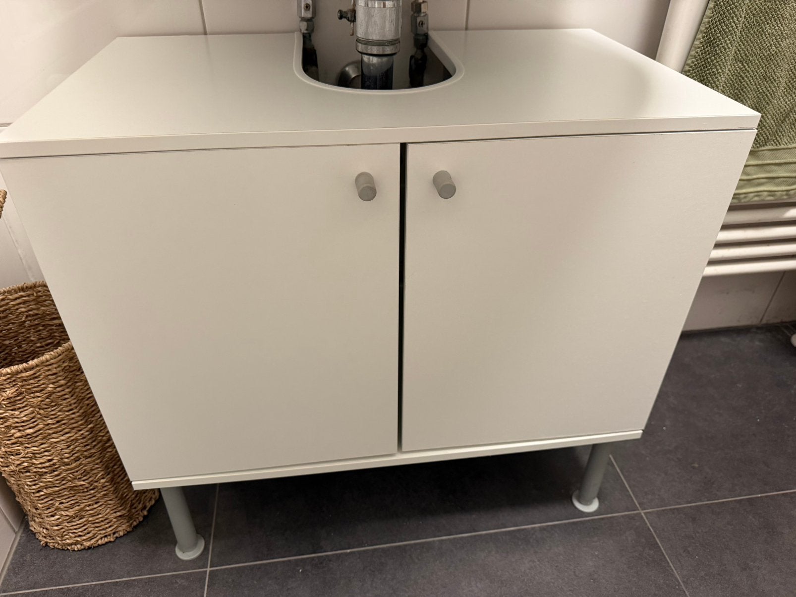 Wastafelkast, Huis en Inrichting, Badkamer | Badkamermeubels, Overige typen, Zo goed als nieuw, Minder dan 100 cm, 25 tot 50 cm