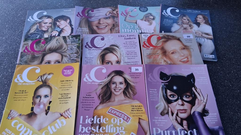 Chantal.    &C.   10 tijdschriften, Ophalen of Verzenden, Gelezen