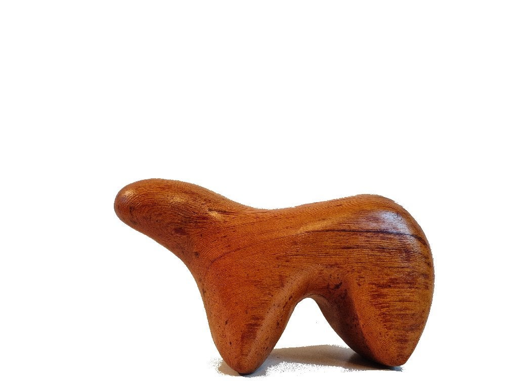 Schitterend vintage modernist Scandinavisch houtsnijwerk., Ophalen of Verzenden, Gebruikt, Hout
