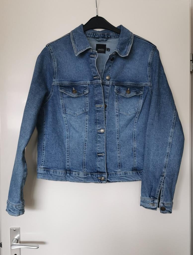 Yesta spijkerjas maat 0, Blauw, Yesta, Ophalen of Verzenden, Jas of Mantel