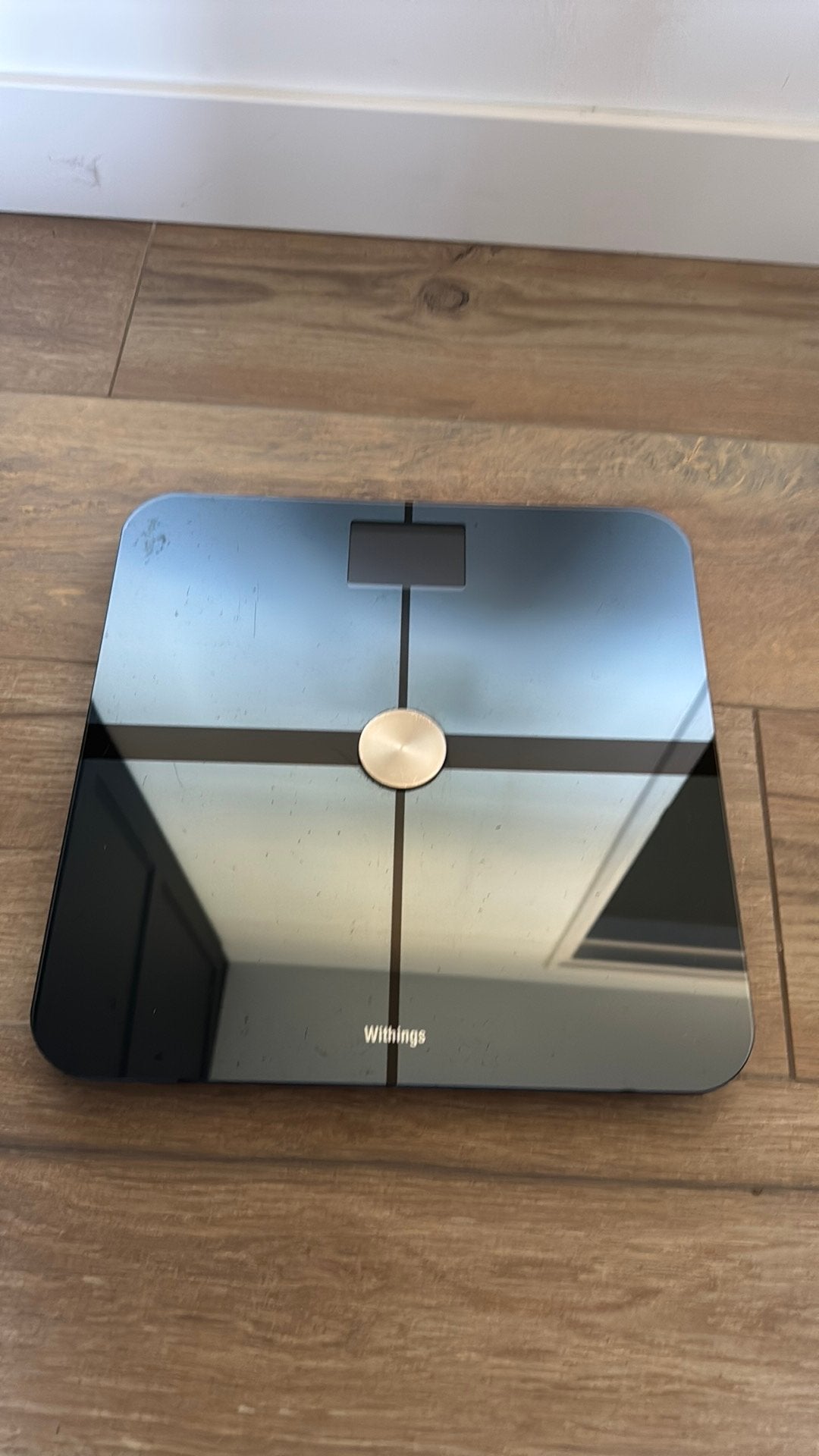 Withings Smart Body Analyzer - Slimme Personenweegschaal, 1 tot 500 gram, 100 kg of meer, Ophalen of Verzenden, Zo goed als nieuw