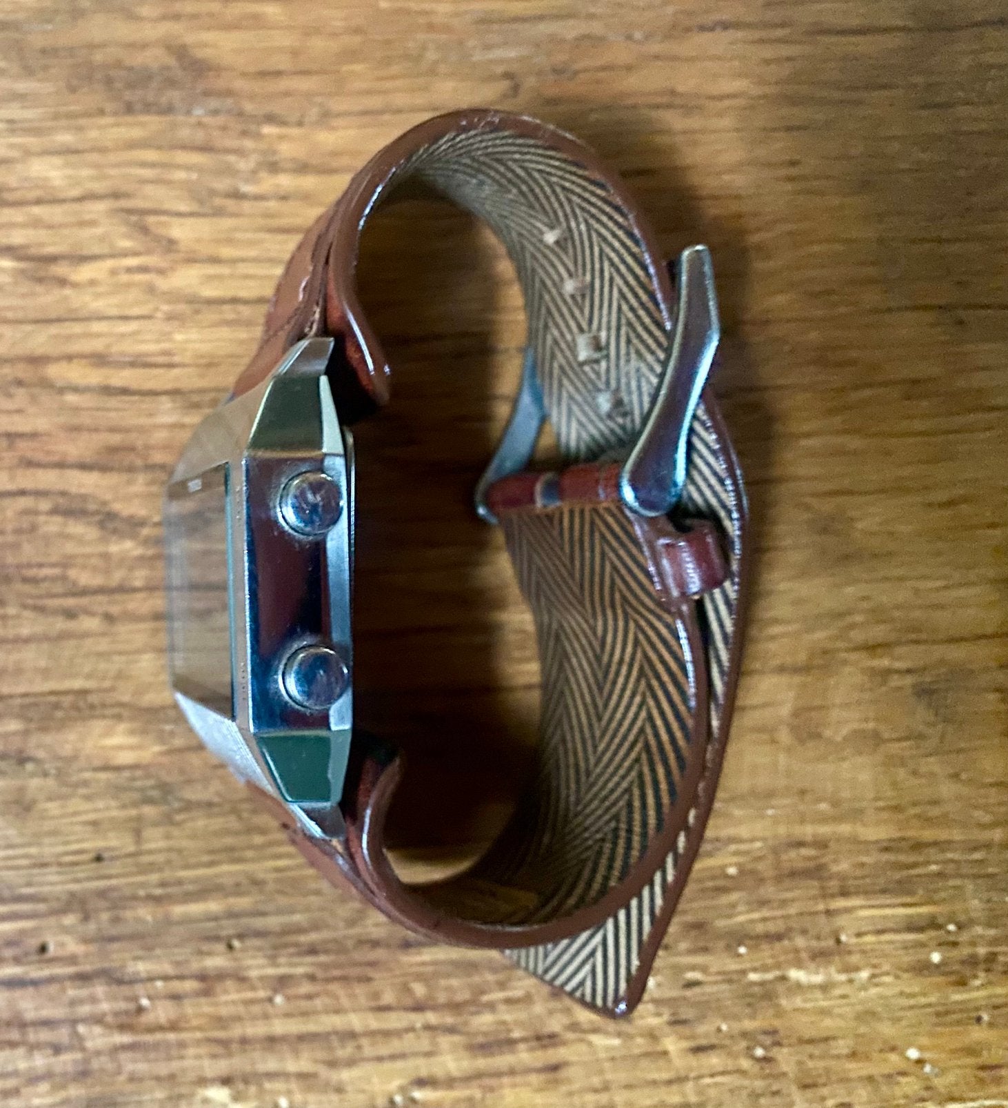 Fossil JR 9574, Polshorloge, Ophalen, Overige merken, Leer