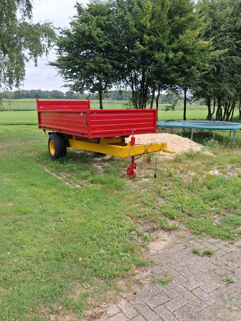 Robuuste landbouwkipper / aanhanger  kipper kieper, Ophalen of Verzenden, Gebruikt