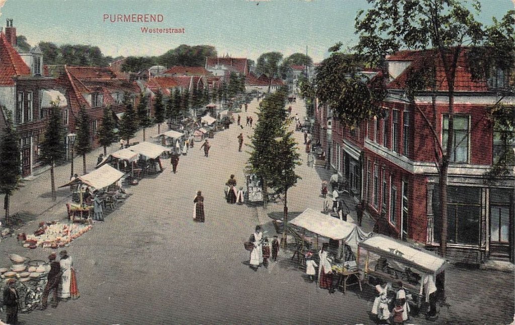 702-499-009 Purmerend Westerstraat, Verzamelen, Ophalen of Verzenden, Voor 1920, Noord-Holland
