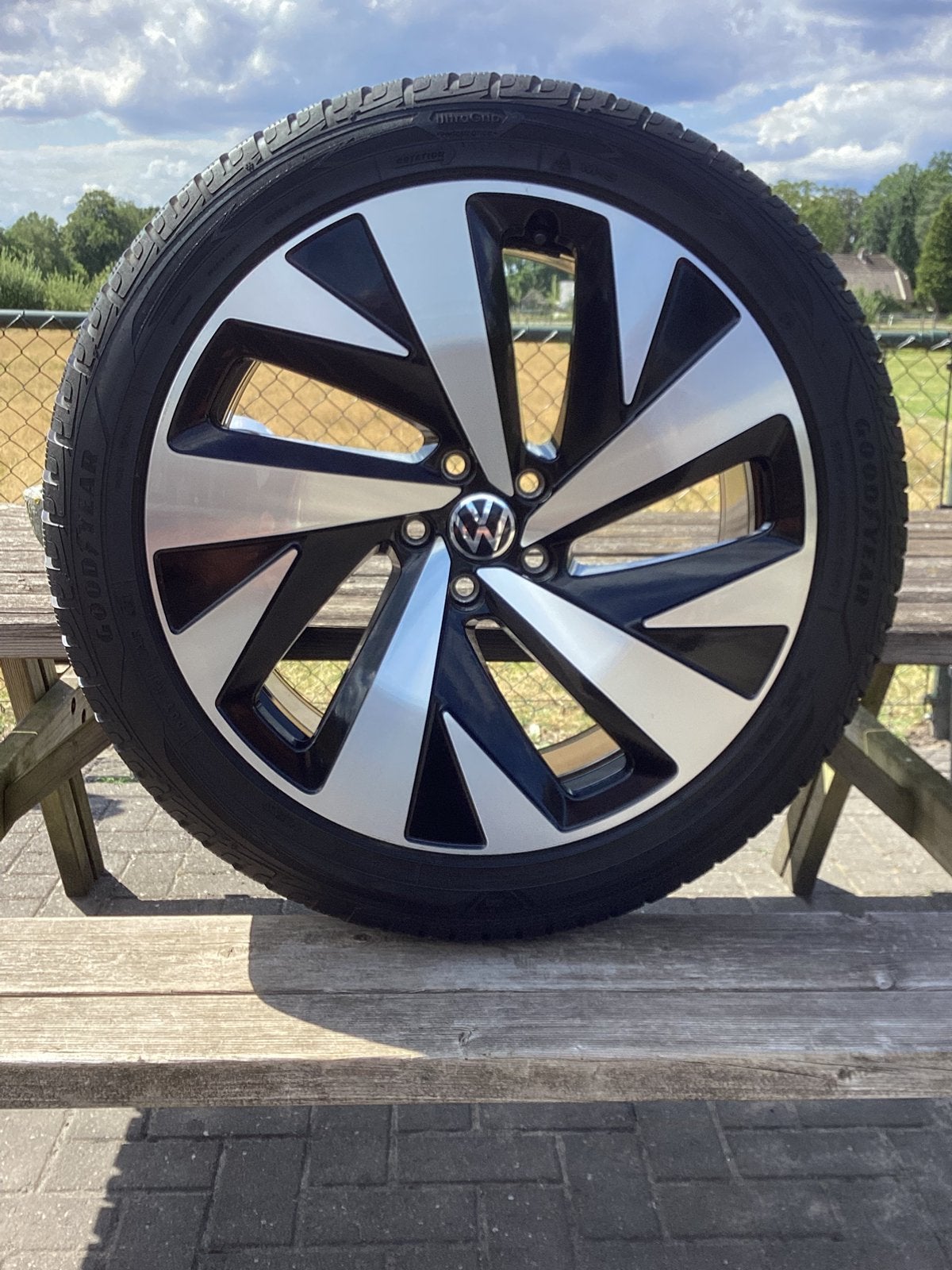 20” originele Volkswagen ID4 Goodyear️ ❄️banden  met 7/8 mm, 255 mm, Banden en Velgen, Nieuw, Personenwagen