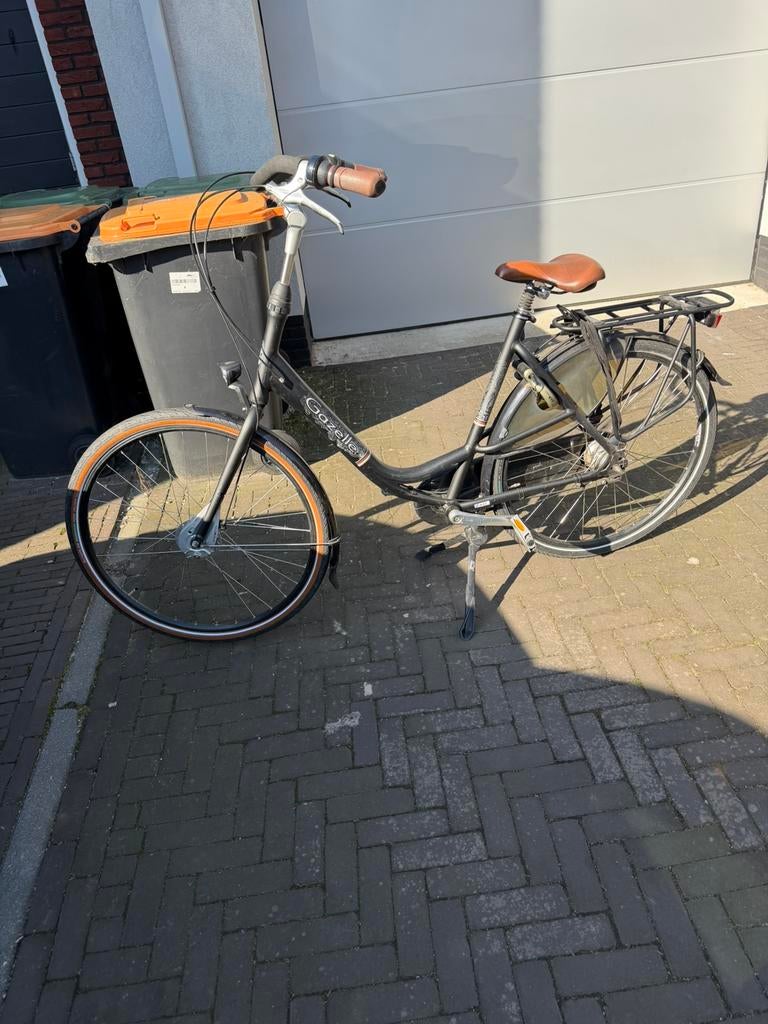 Gazelle mama fiets met een Yepp kinderzitje, Ophalen of Verzenden, Gebruikt, Gazelle