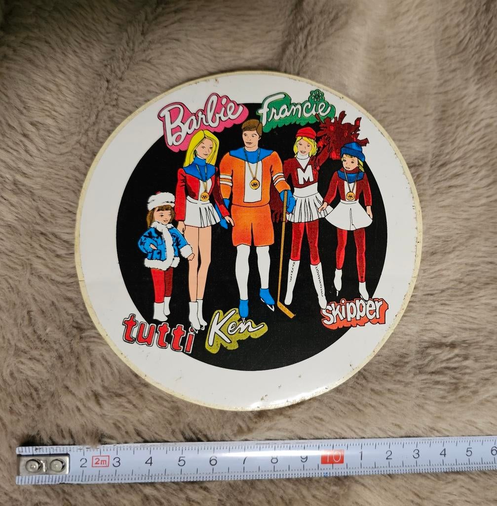 Vintage Barbie sticker Ken Skipper Tutti Francie, Verzamelen, Ophalen of Verzenden, Gebruikt