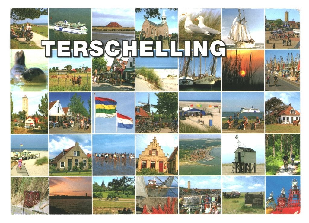 984001 Terschelling _Gelopen met mooie zegel Brandaris
