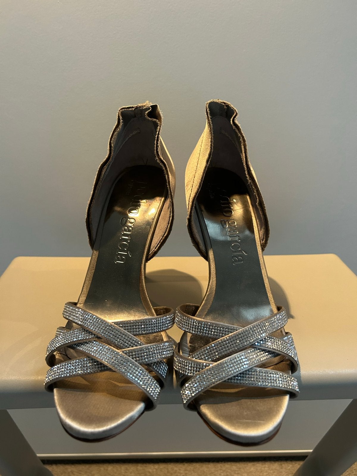 Pedro García Feestelijke Sandalen met Glitters - Maat 38,5, Kleding | Dames, Schoenen, Ophalen of Verzenden, Gedragen, Overige kleuren