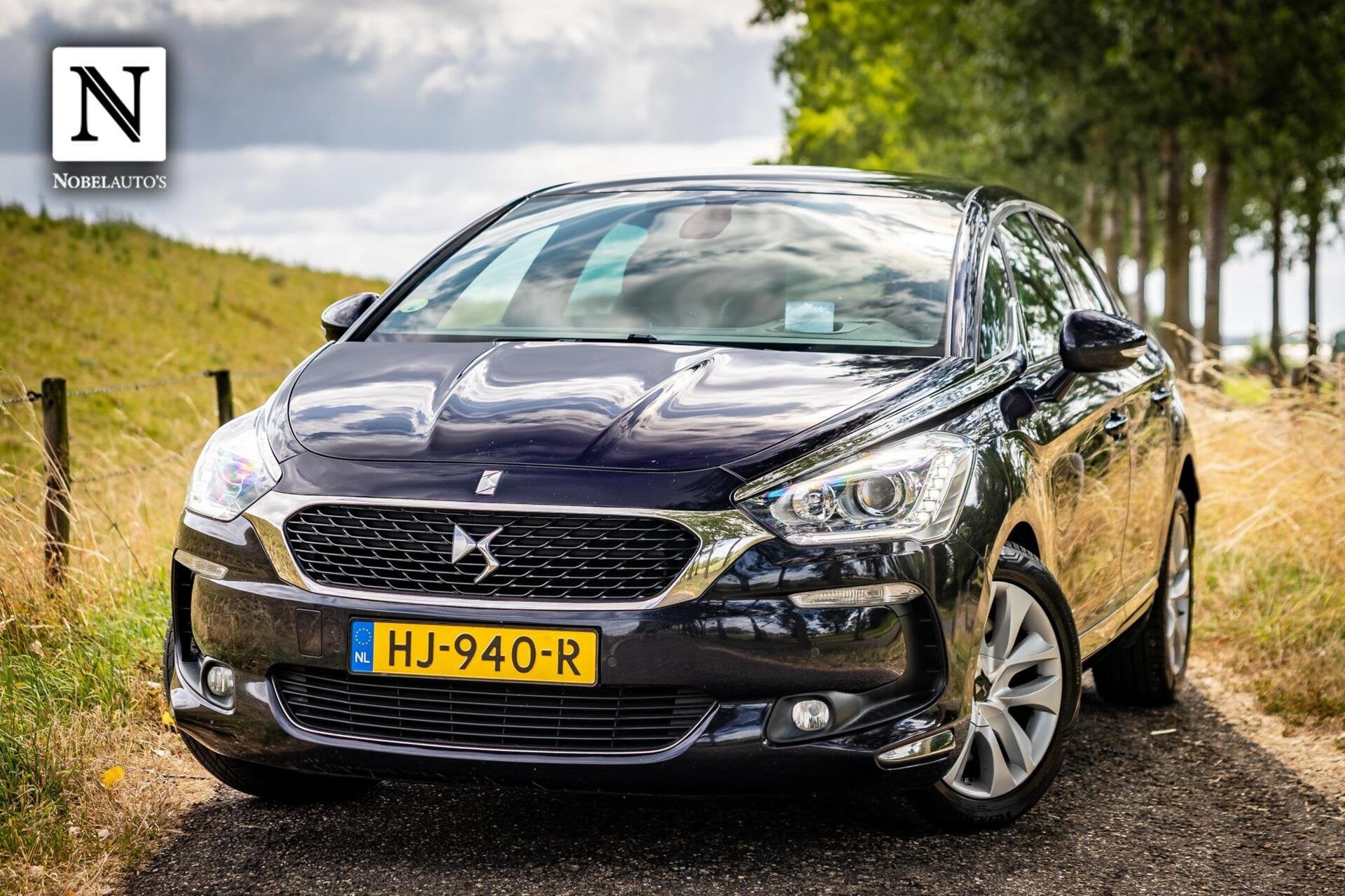Ds 5 2.0 BlueHDi 1955 |181 PK |Uniek|Automaat |Full Option, Auto's, Gebruikt, Euro 6, 4 cilinders, Blauw