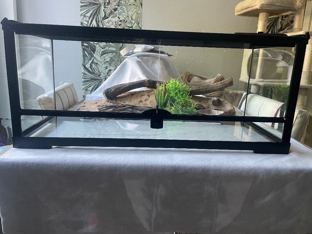 Z.g.a.n. terrarium te koop Repto terra earth, Ophalen, Zo goed als nieuw, Terrarium of Paludarium