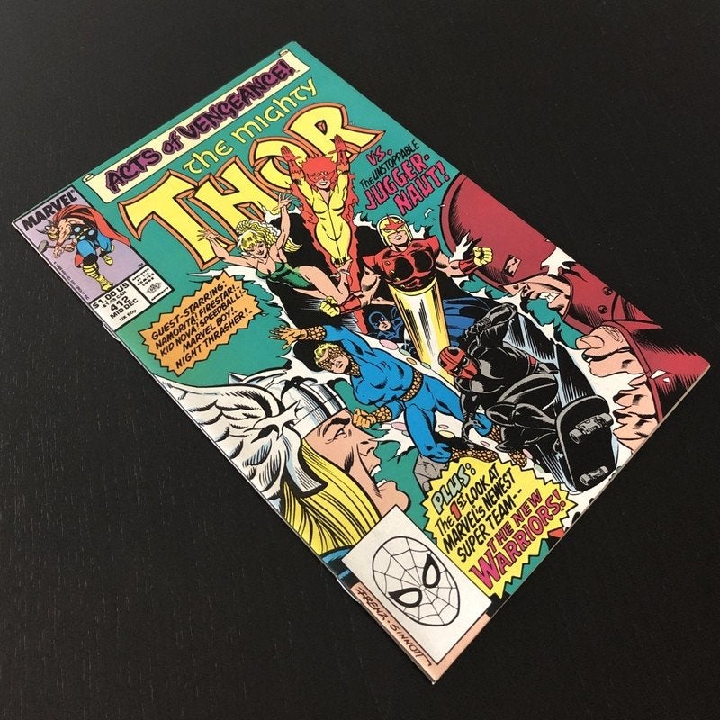 Thor Vol.1 #412 (1989) NM- (9.2), Boeken, Strips | Comics, Nieuw, Eén comic, Amerika, Ophalen of Verzenden