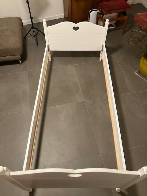 Bed, Ophalen, 85 tot 100 cm, Gebruikt, Lattenbodem