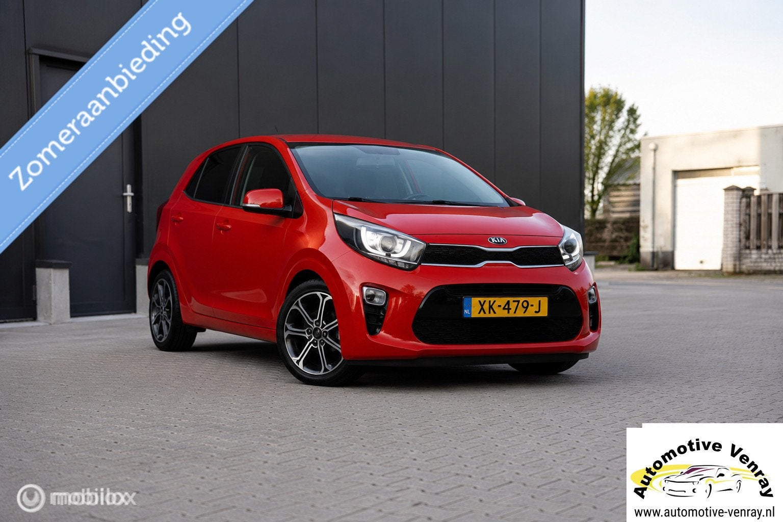 Kia Picanto 1.0 MPi Design Edition Navi, Leder, Airco 2019, Gebruikt, Euro 6, Overige carrosserieën, Bedrijf