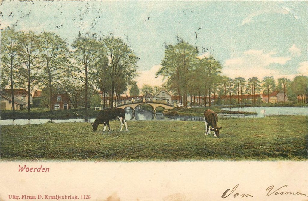 702-052-031 Woerden, Verzenden, Voor 1920, Zuid-Holland
