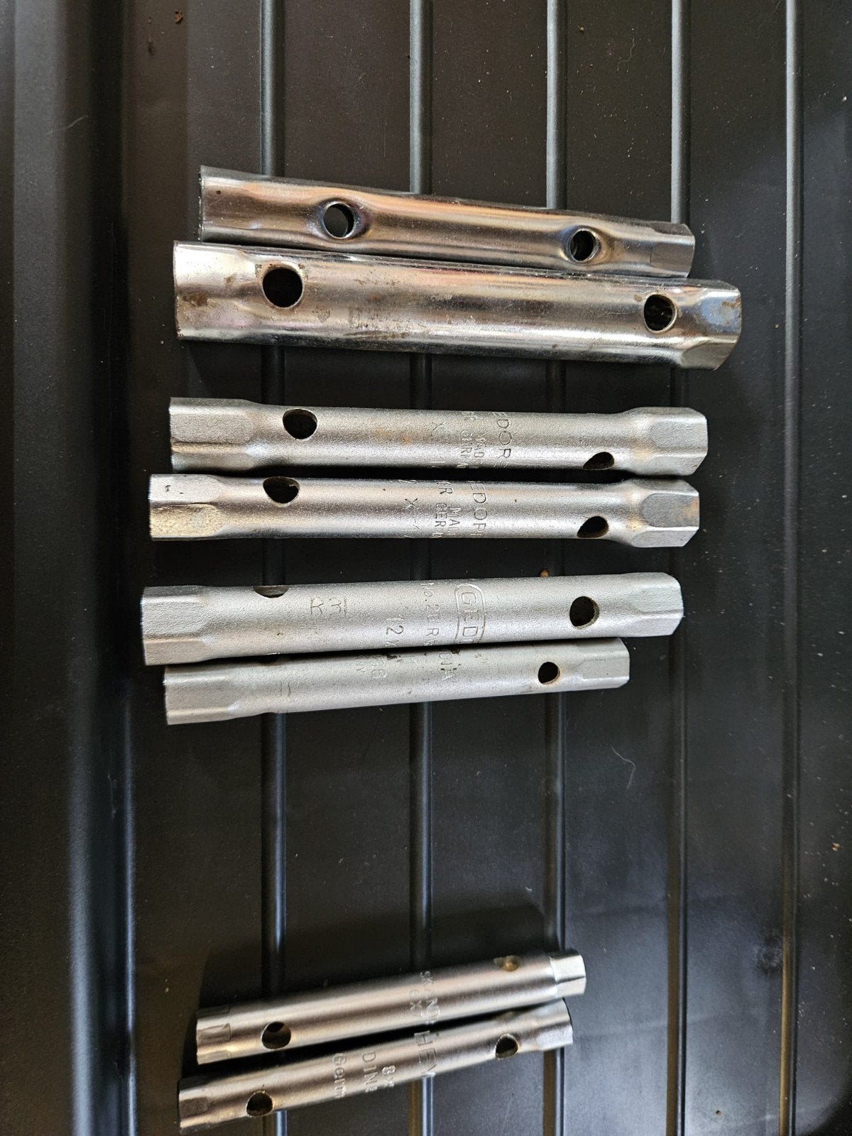 Diverse ring, steek en pijpsleutels, Doe-het-zelf en Verbouw, Gereedschap | Handgereedschap, Ophalen of Verzenden, Gebruikt