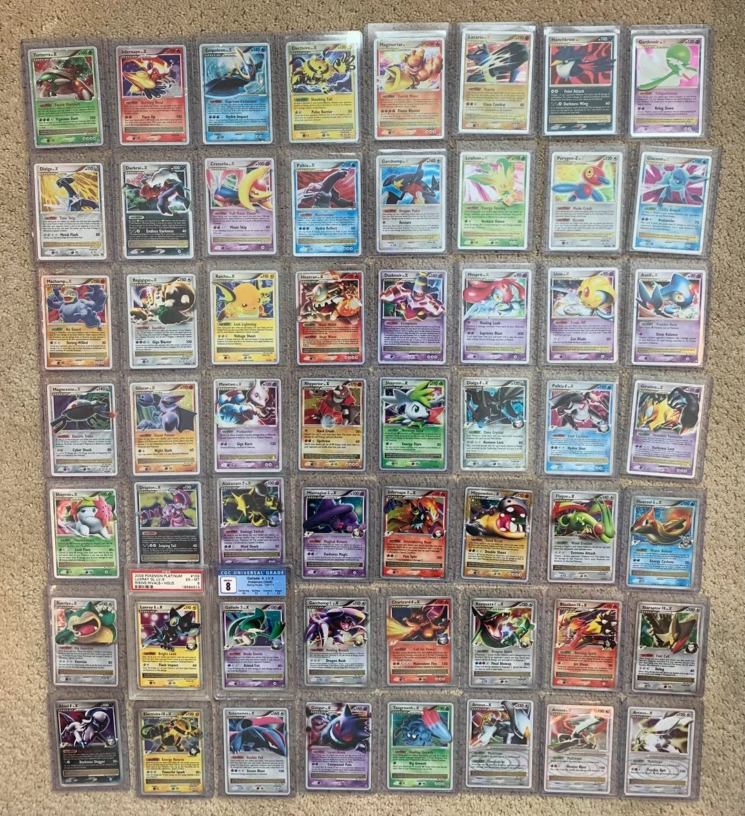 *GEZOCHT* Pokémon LV X kaarten, Ophalen, Zo goed als nieuw, Meerdere kaarten, Foil