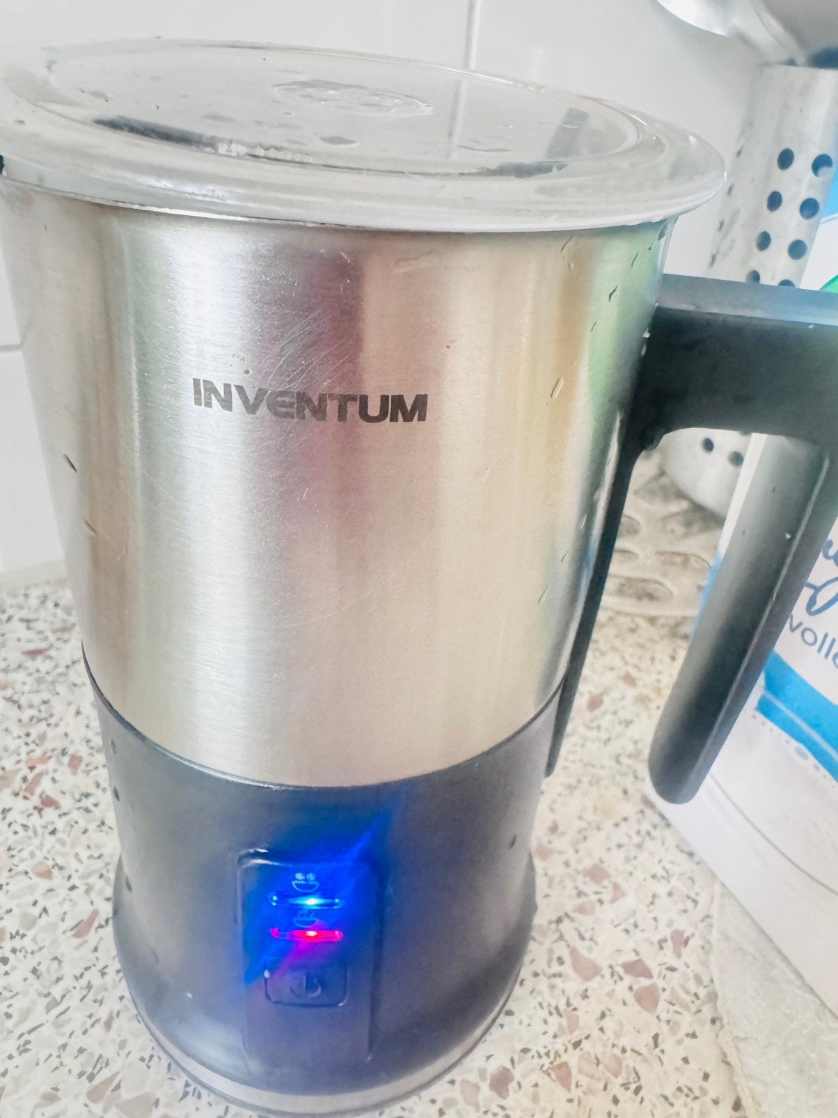 Te koop bijna nieuw  Inventum melkopschuimer., Ophalen of Verzenden, Zo goed als nieuw