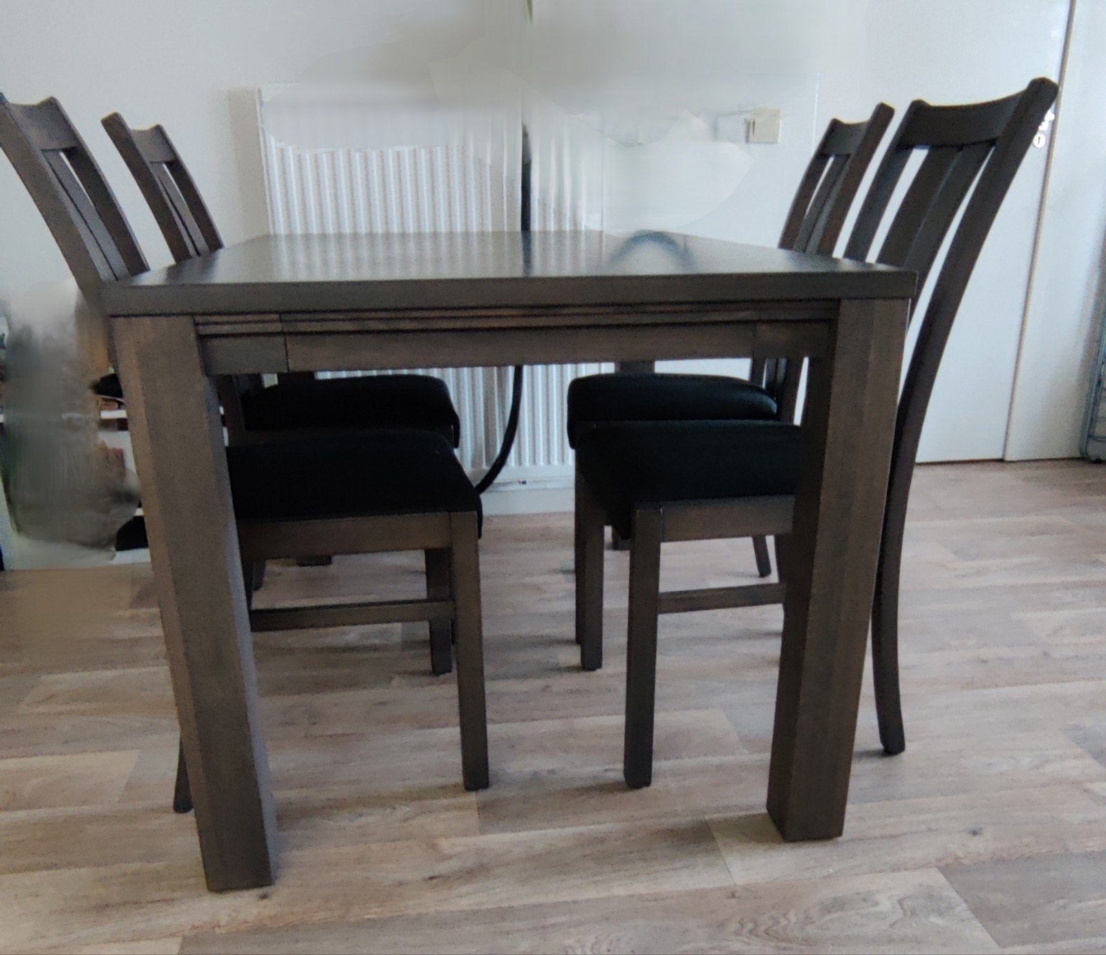 Massief Eiken Tafel 140 verlengbaar tot 187, Ophalen, Rechthoekig, 100 tot 150 cm, 50 tot 100 cm