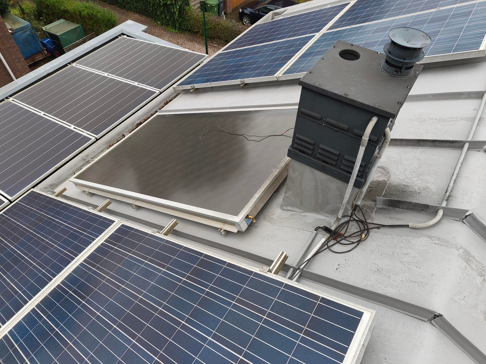 Zonneboiler vanderBeyl vat 150 liter hr solar, Ophalen, Gebruikt, 100 liter of meer, Boiler