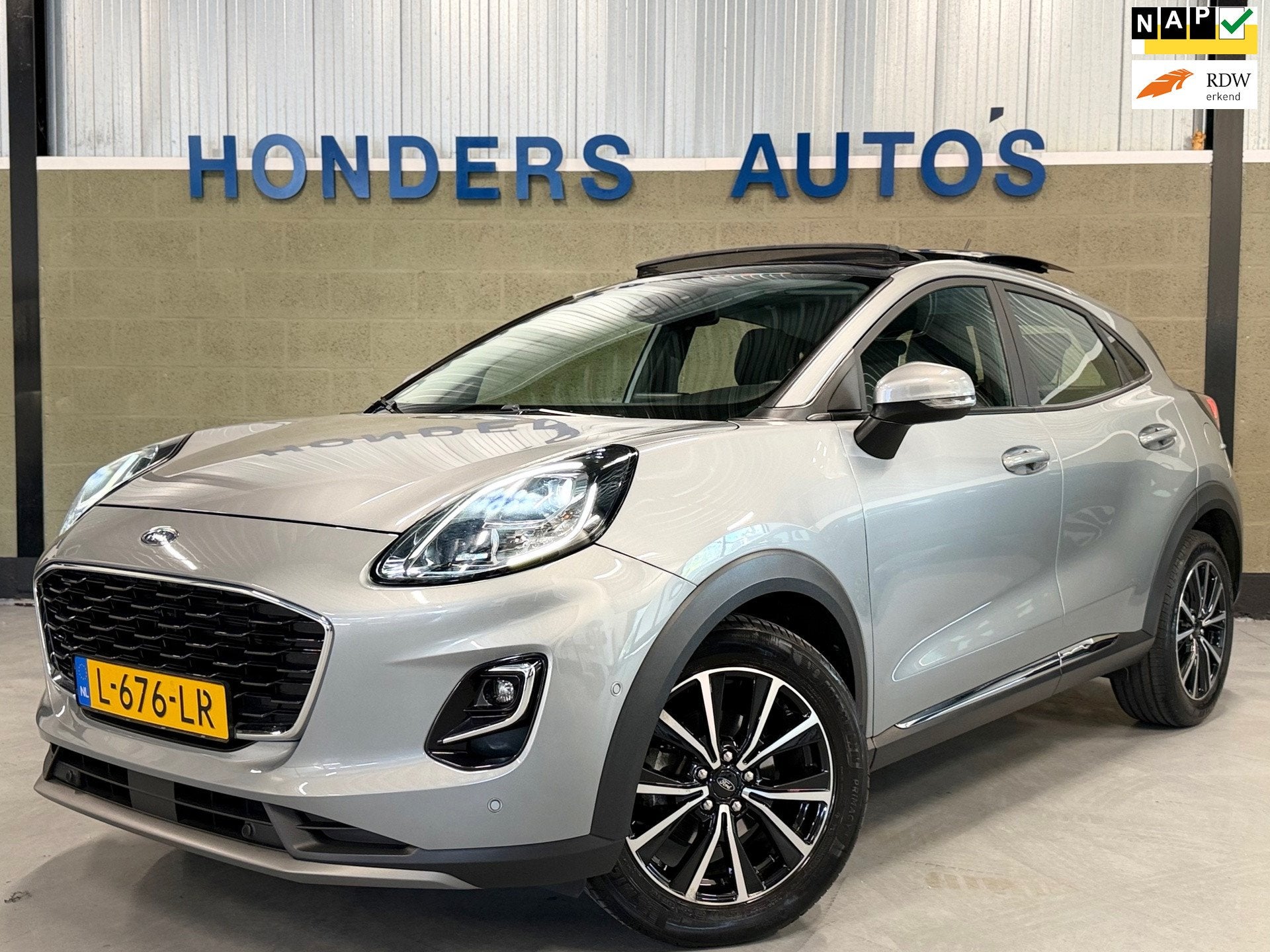 Ford Puma 1.0 EcoBoost Hybrid Titanium | PANO | ADPT.CRUISE, Auto's, Voorwielaandrijving, Euro 6, Origineel Nederlands, Bedrijf