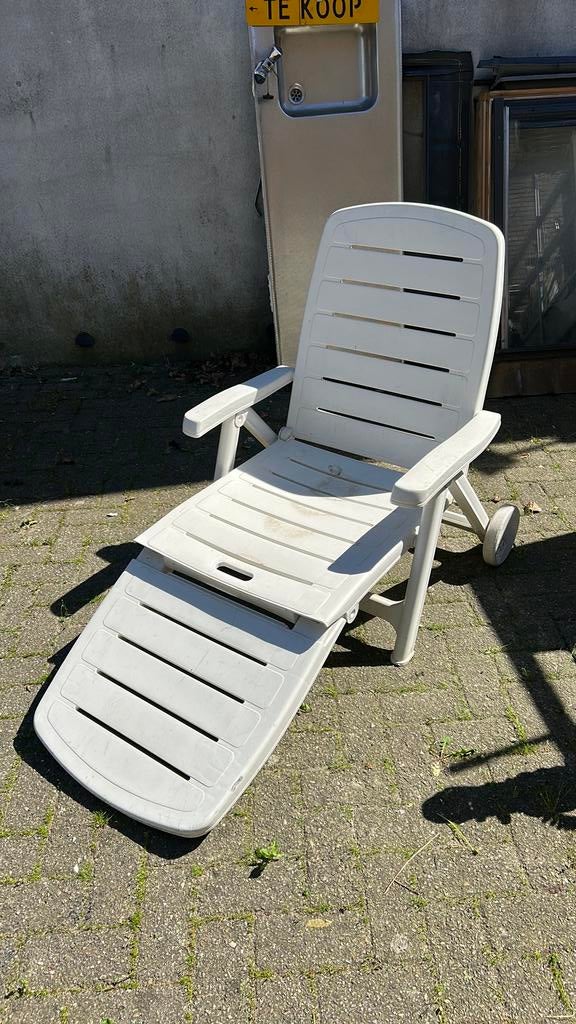 Ligbed, Ophalen of Verzenden, Zo goed als nieuw, Aluminium