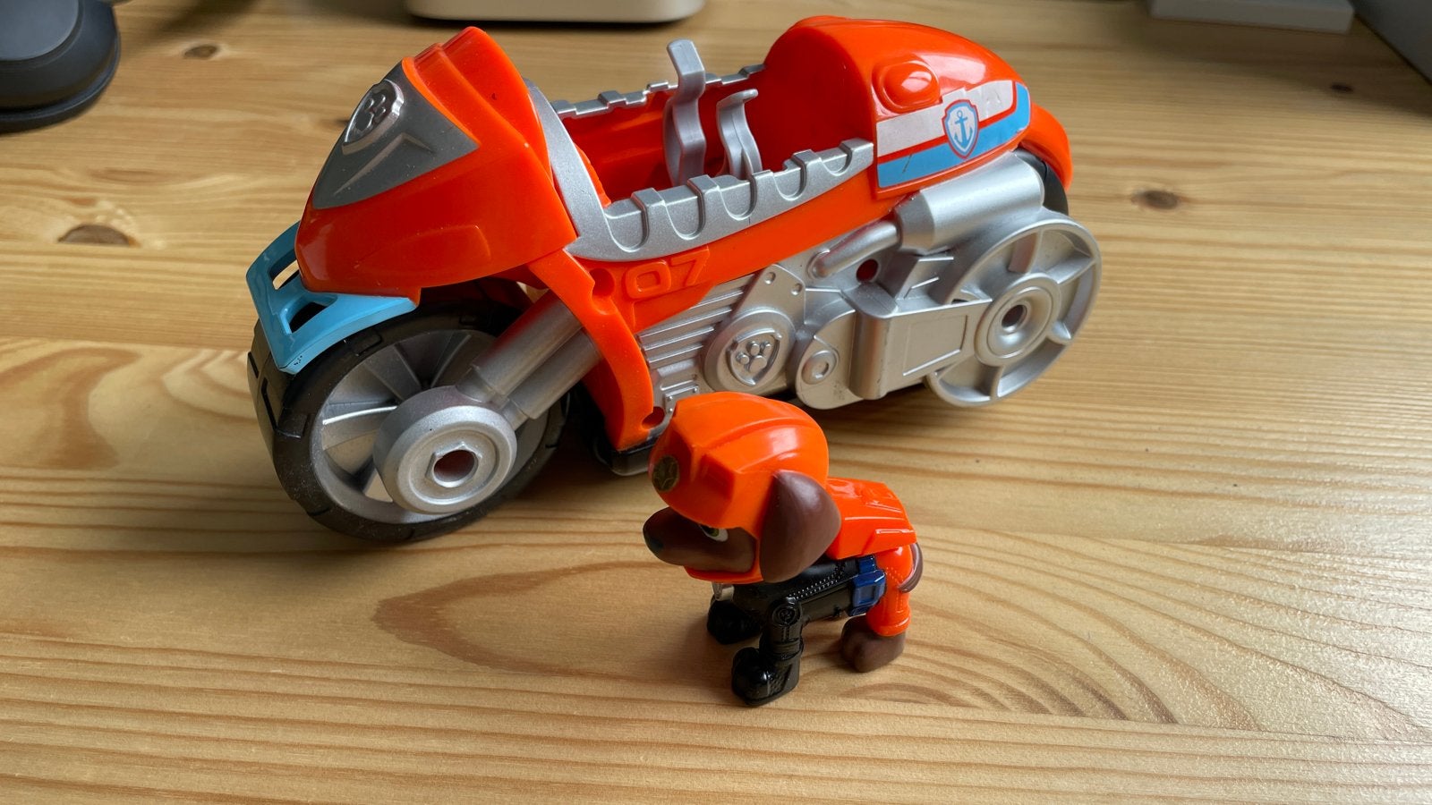 Paw Patrol Rubble's Moto Pups Deluxe Voertuig, Ophalen of Verzenden, Gebruikt