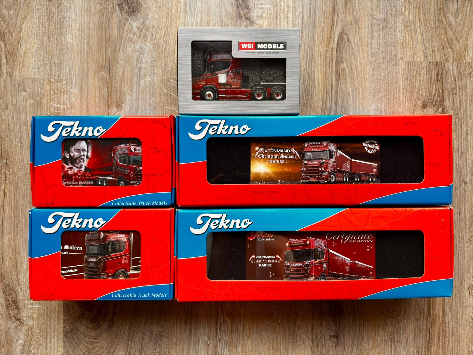 Tekno WSI Sammlung Christian Soleen Neu & OVP, Hobby en Vrije tijd, Modelauto's | 1:50, Verzenden, Nieuw, Bus of Vrachtwagen, Tekno