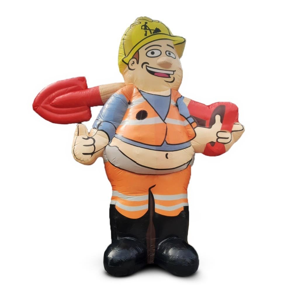 abraham man wegwerker grondwerker opblaasfiguur te huur, Ophalen, Zo goed als nieuw, Abraham of Sarah