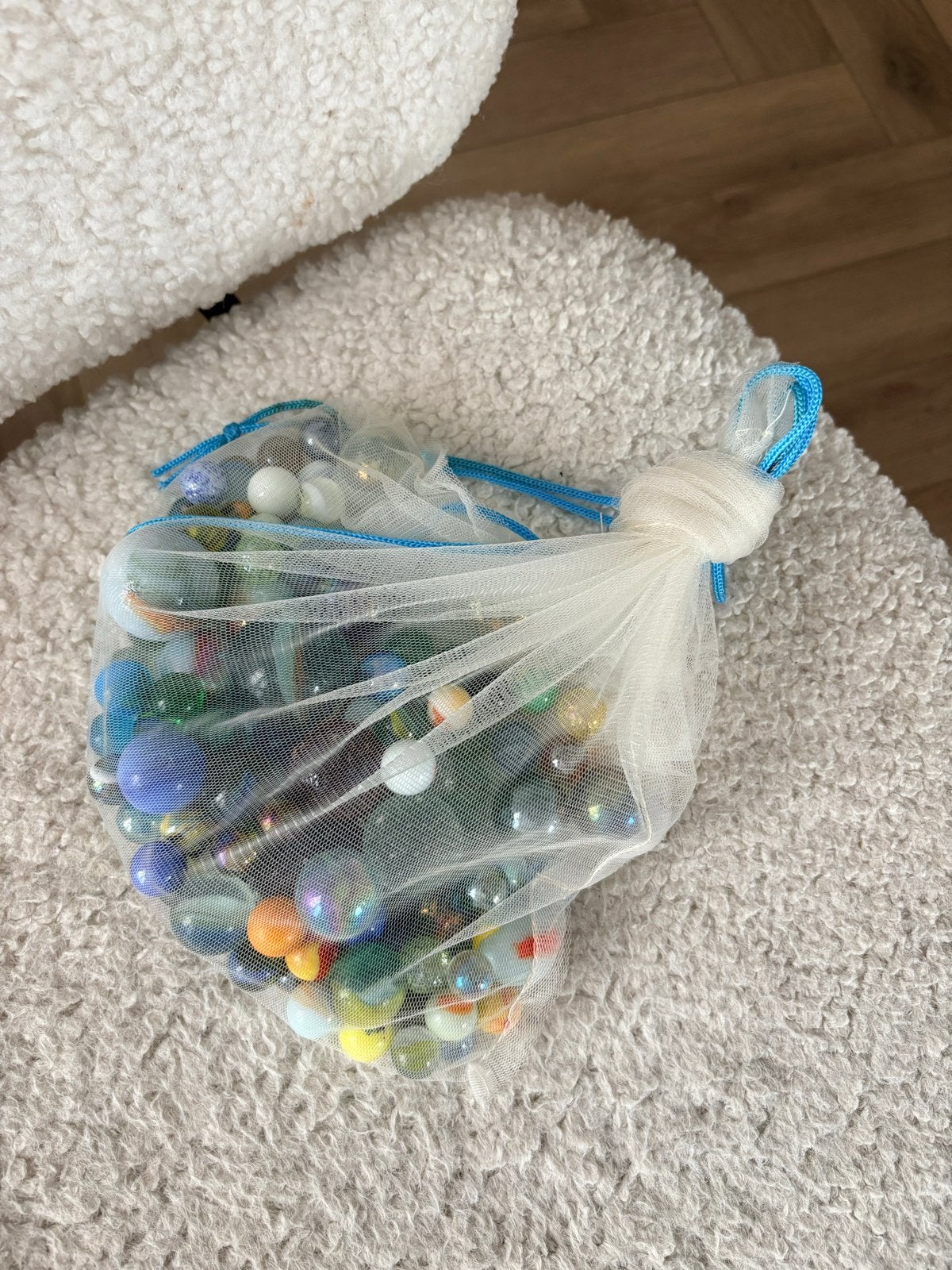 Zak met diverse knikkers, Ophalen of Verzenden, Gebruikt, Jongen of Meisje
