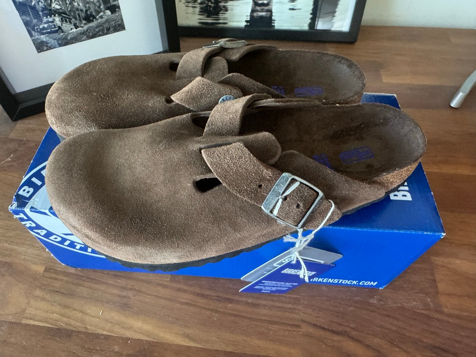 Birkenstock Boston BS Carafe Tonal FB - Maat 37, Ophalen of Verzenden, Nieuw, Bruin, Instappers