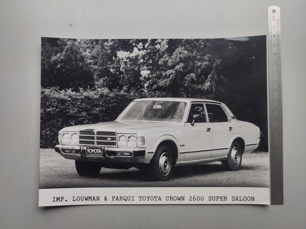 (377) Toyota Crown 2600 Super Saloon persfoto, Ophalen of Verzenden, Overige onderwerpen