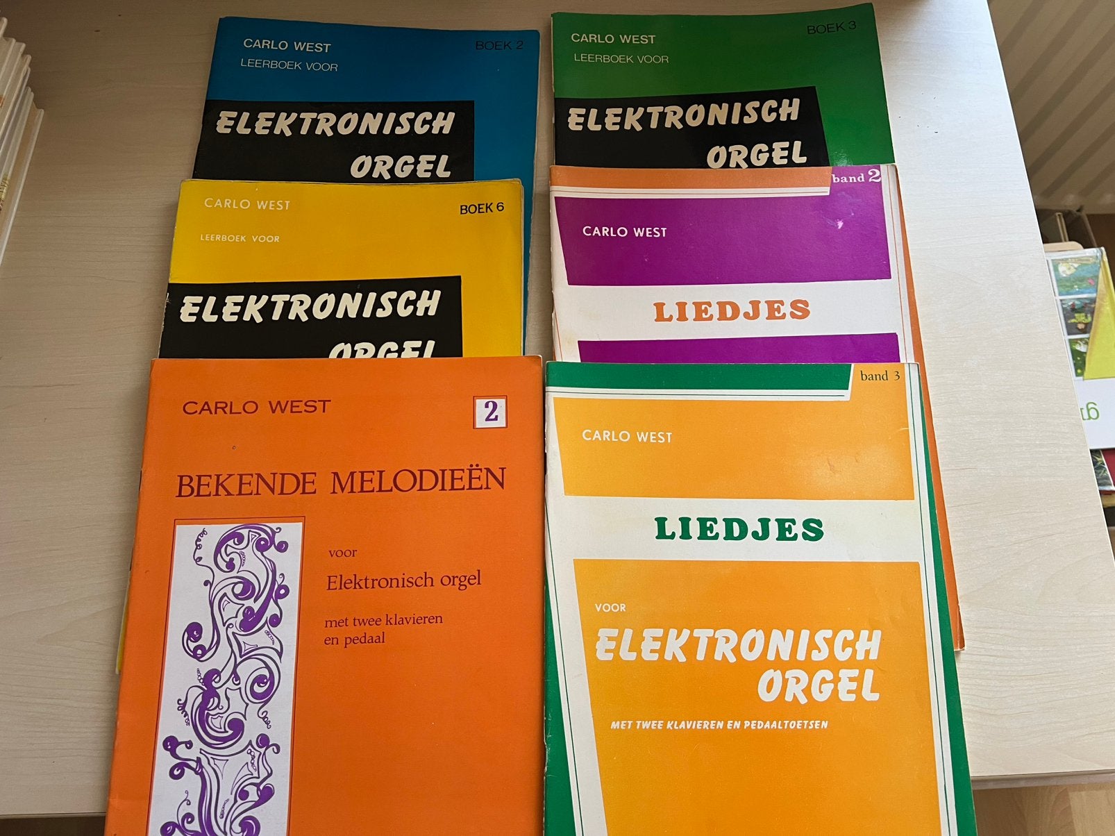 Muziekboeken door Carlo West voor orgel, Orgel, Gebruikt, Klassiek, Les of Cursus