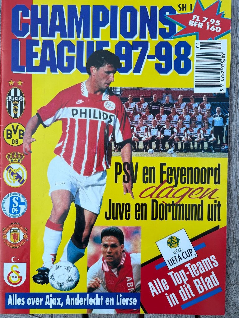 Tijdschrift Champions League 1997-1998, Verzamelen, Sportartikelen en Voetbal, Verzenden, Zo goed als nieuw, Buitenlandse clubs