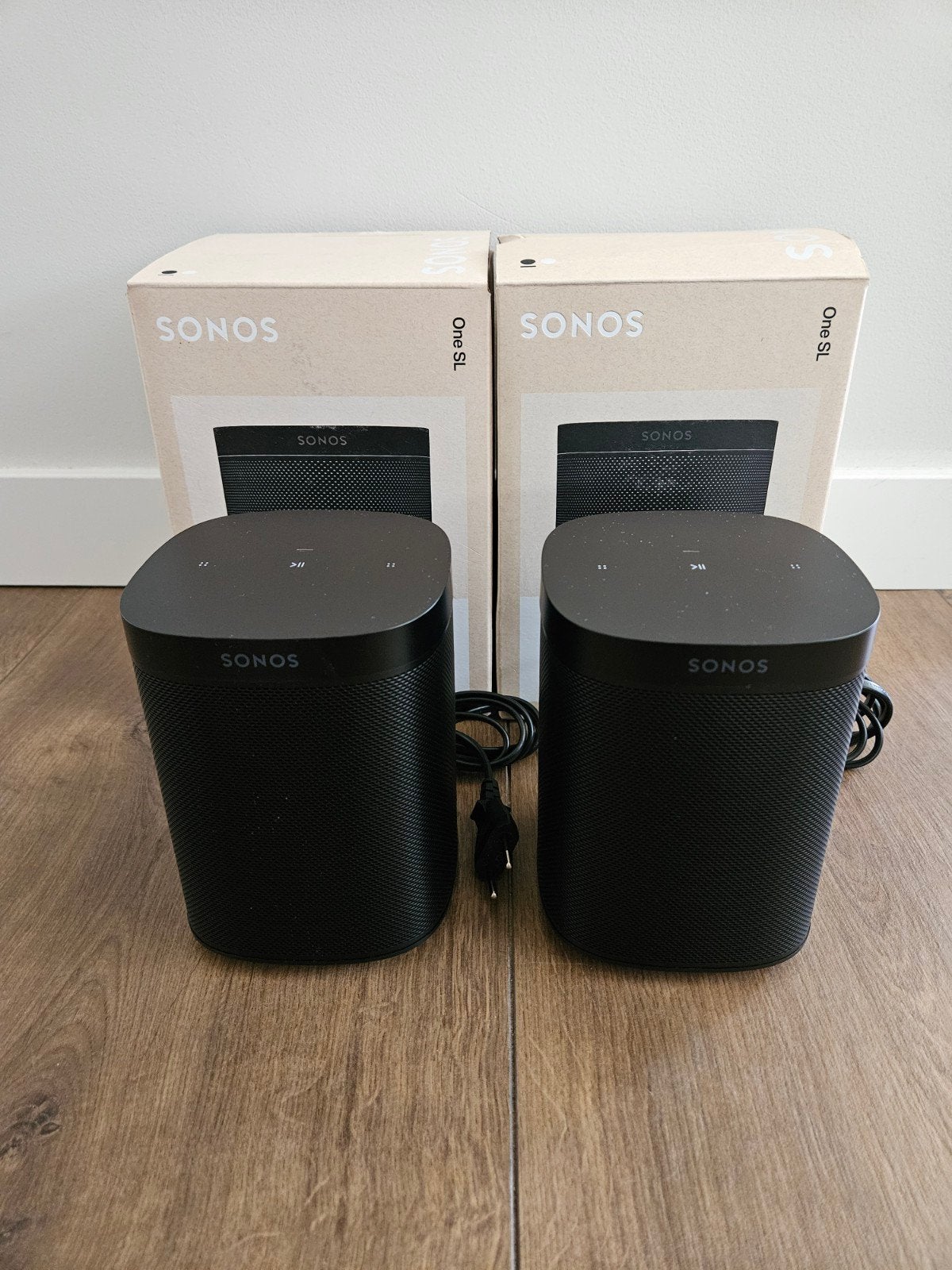 Sonos One SL stereopaar  / surround speaker set, Ophalen of Verzenden, Zo goed als nieuw, Minder dan 60 watt, Sonos